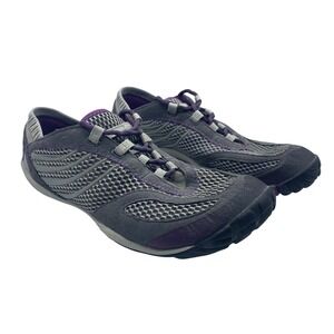 Merrell Barefoot Water Resistance Shoes Women 7.5 Dark Shadow Gray Purple J68376